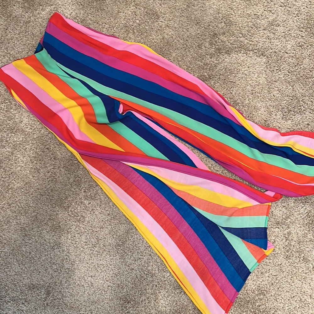 Flared Rainbow Pants